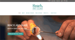 Desktop Screenshot of beachartglass.com